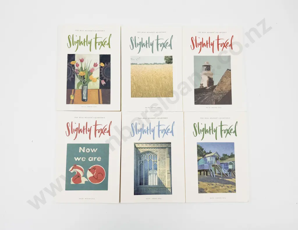 Slightly Foxed - The Real Reader's Quarterly No 61 - 82 Image 1++
