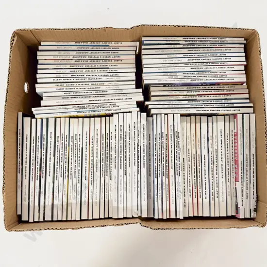 Two Boxes Ellery Queens Mystery Magazine & Others