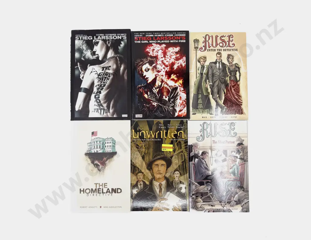 Six Assorted Graphic Novels Image 1++