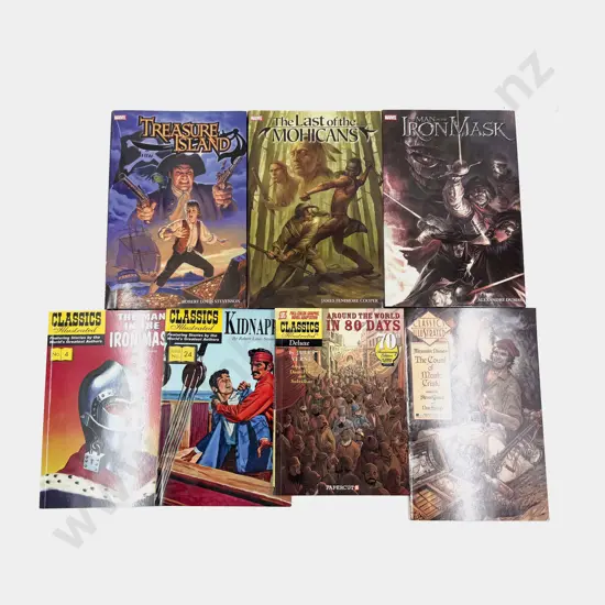 Seven Assorted Classic Graphic Novels Incl Marvel Illustrated