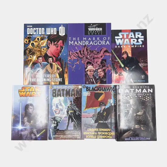 Seven Assorted Classic Graphic Novels Incl Batman