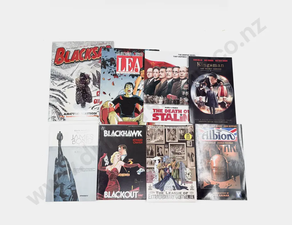 Eight Assorted Classic Graphic Novels Image 1++