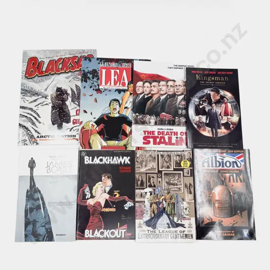 Eight Assorted Classic Graphic Novels