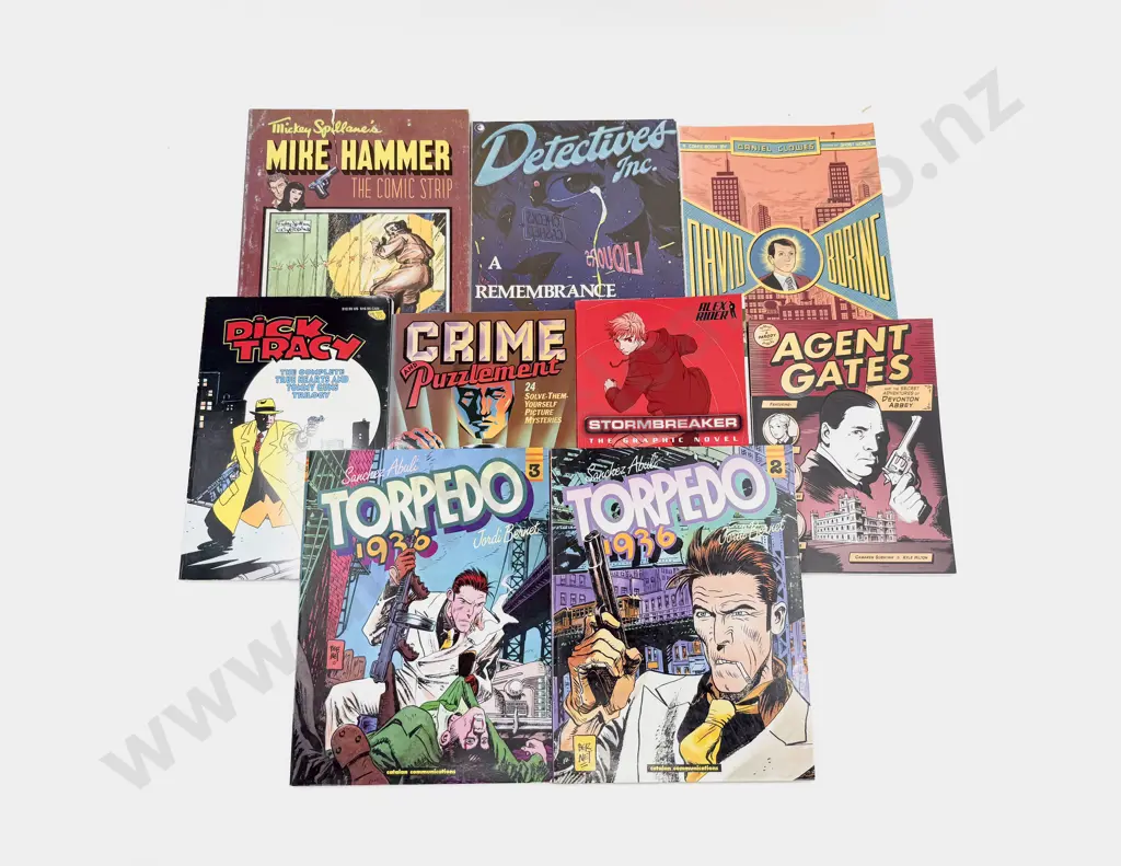 Nine Assorted Graphic Novels Image 1++