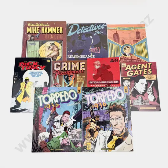 Nine Assorted Graphic Novels