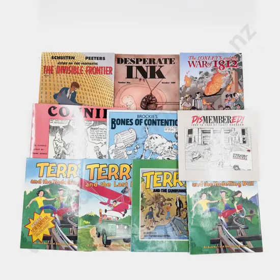 Ten Assorted Graphic Novels Incl NZ