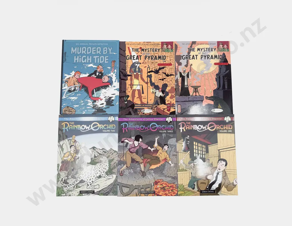 Six Assorted Graphic Novels Image 1++