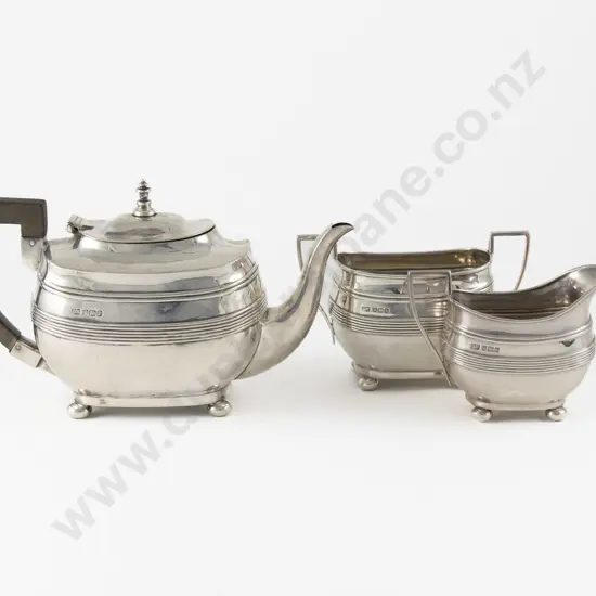 Edw VII S/S 3 Piece Batchelors Teaset