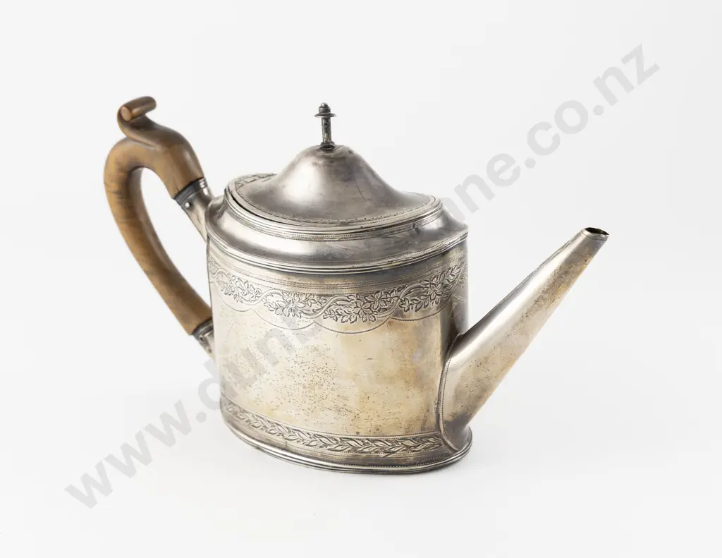 Geo III S/S Teapot by Peter Image 1++