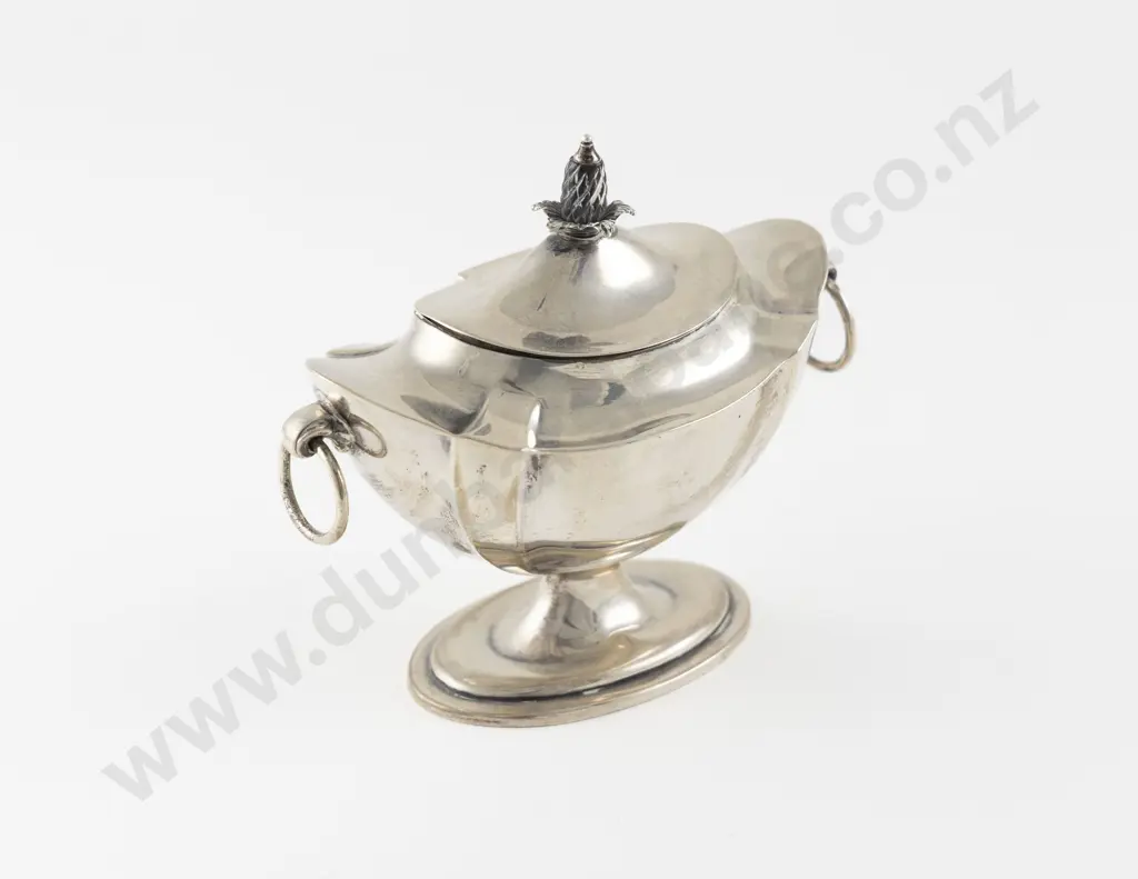 Edw VII S/S Tea Caddy Image 1++