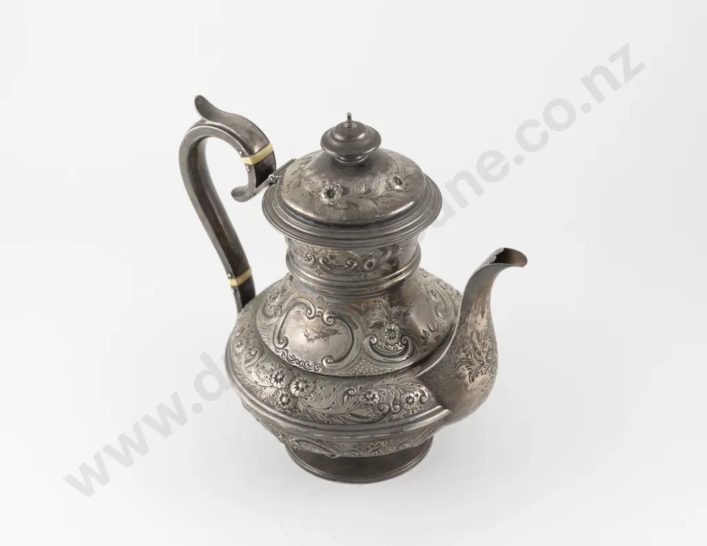 Wm IV S/S Coffee Pot by Thomas Mitchell & Co Image 1++