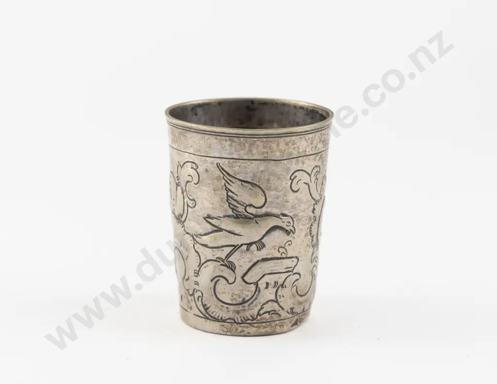 C18th Russian Silver Beaker Image 1++