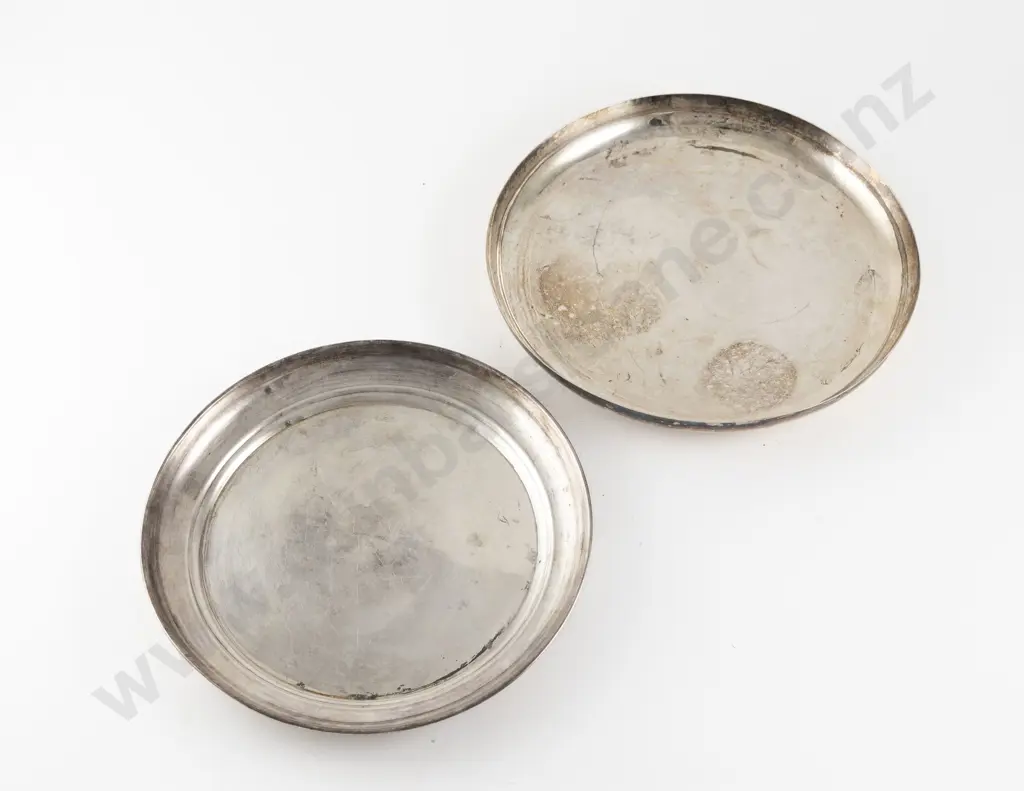 Indian Silver Shallow Circular Dish Image 1++