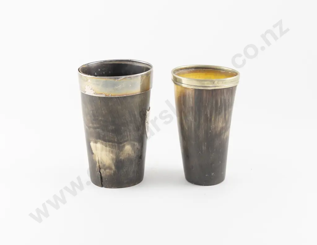Two Vict Horn Beakers Image 1++