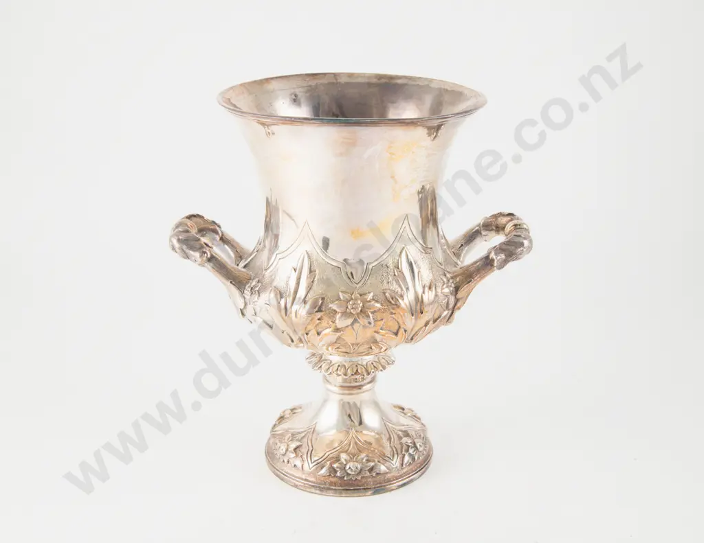 Early Vict Irish S/S Campana Form Vase or Cup Image 1++