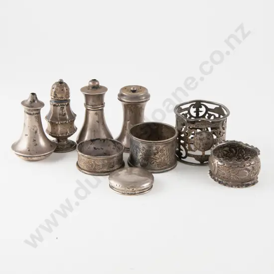 4 Various S/S Cruets