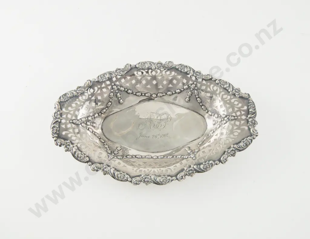 Edw VII S/S Bon Bon Dish Image 1++