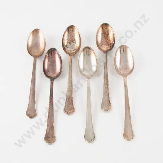 Set Of 6 Swedish S/S Coffee Spoons by GAB Stockholm