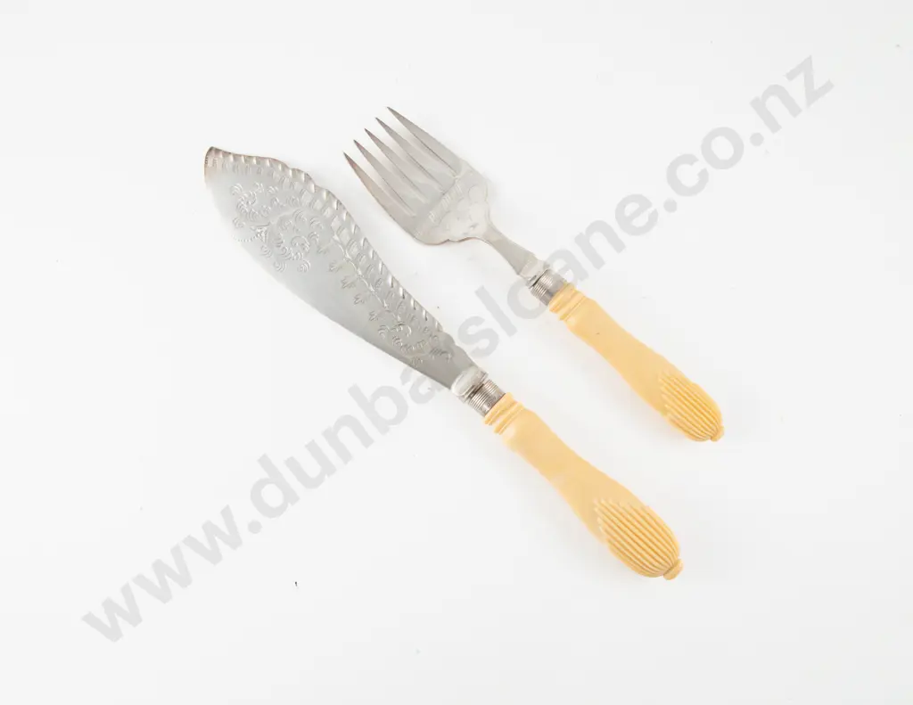 Pair Of Edwardian Fish Servers Image 1++
