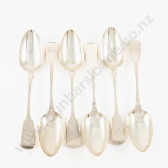 Set Of 6 Geo IV S/S Tablespoons