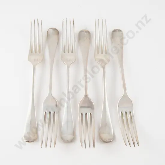 Set Of 6 Geo V S/S Table Forks