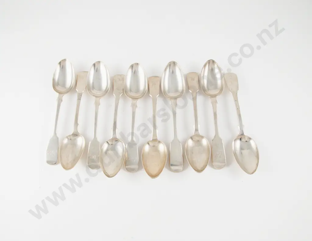 Composed Set Of 10 Vict S/S Table Forks Image 1++