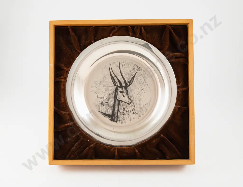 Bernard Buffet "Gazelle" S/S Circular Shallow Dish Image 1++