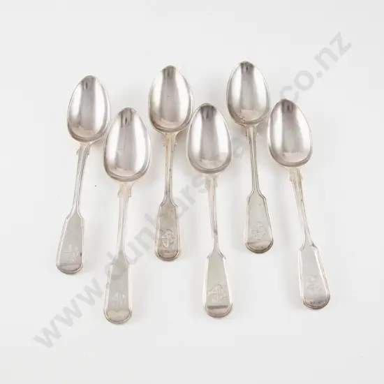 Set Of 6 Geo IV S/S Dessert Spoons