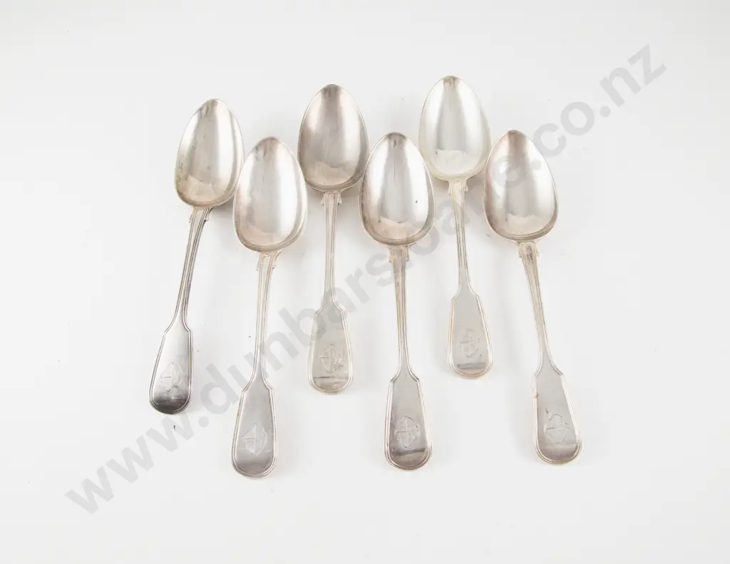 Set Of 6 Geo IV S/S Table Forks Image 1++