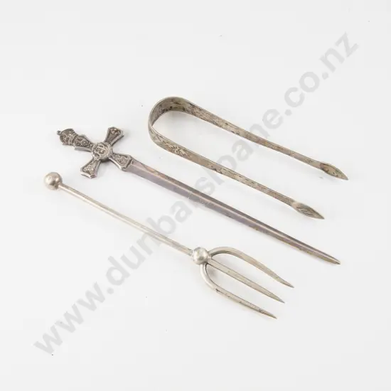 Pair Of Georgian S/S Sugar Tongs