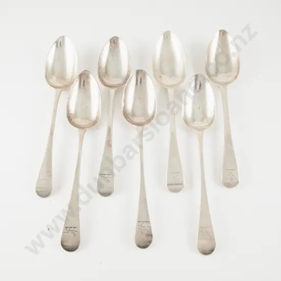 7 Geo III S/S Tablespoons