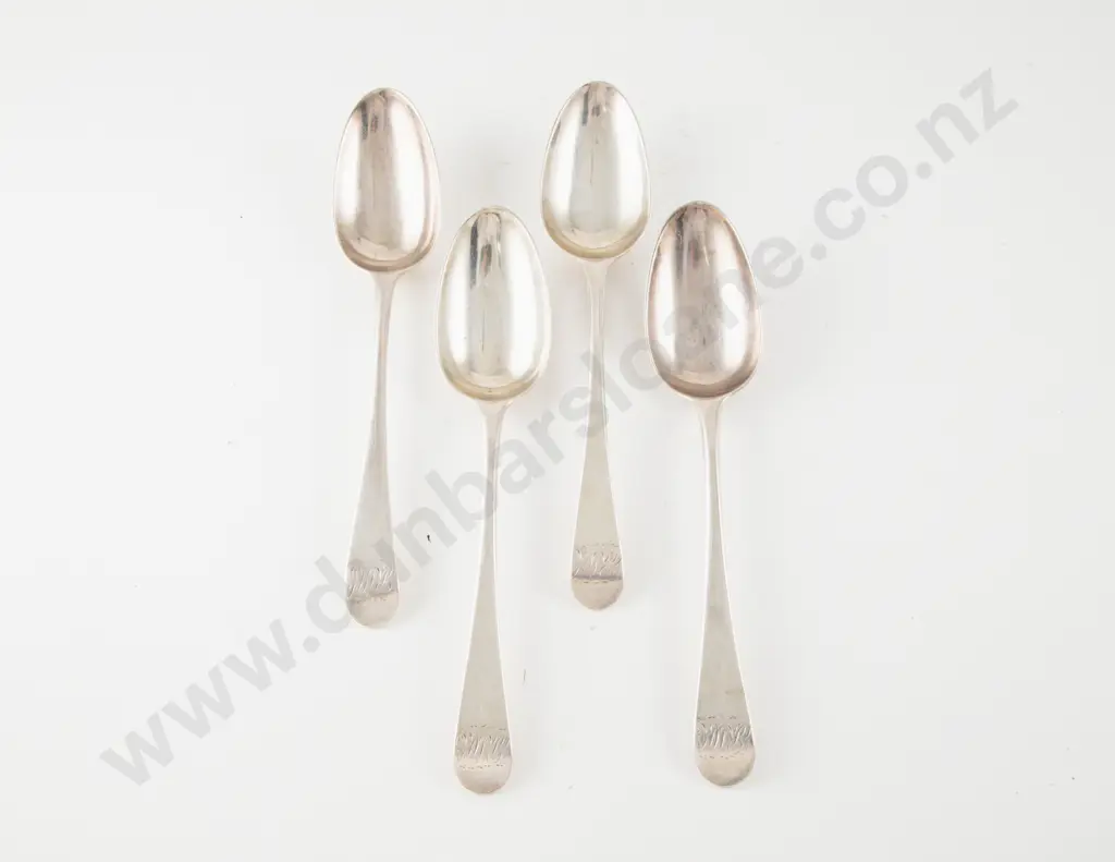 Set Of 4 Geo III S/S Tablespoons Image 1++