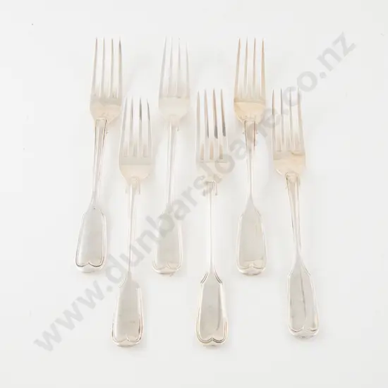 Composed Set Of 6 Vict S/S Dessert Forks