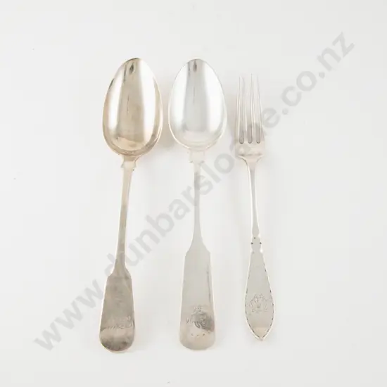 2 S/S Fiddle Pattern Tablespoons