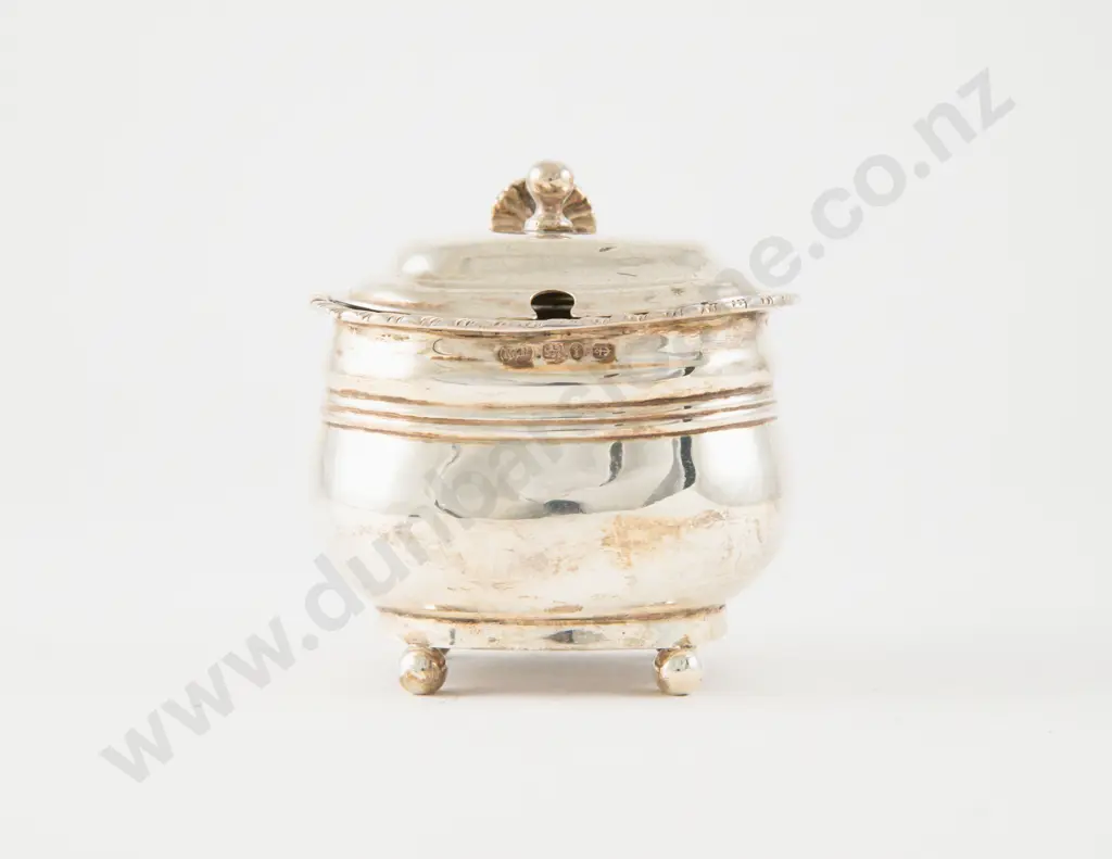 Vict S/S Mustard Pot Image 1++