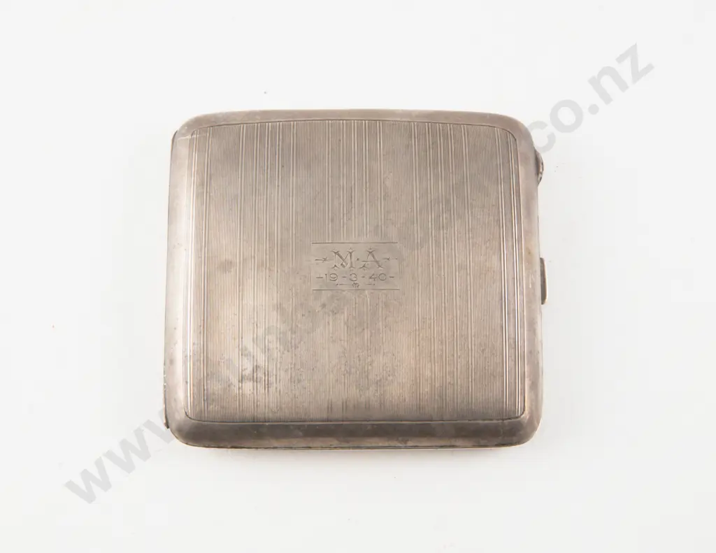 Geo V S/S Cigarette Case Image 1++
