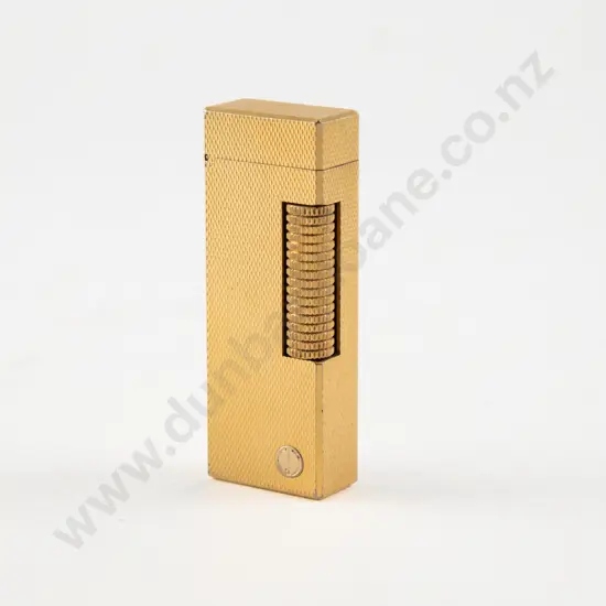C1970's Dunhill Dunhill Gold Capped Steel Lighter