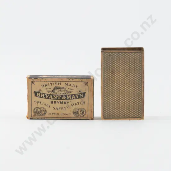 Victorian 9ct Match Box Cover