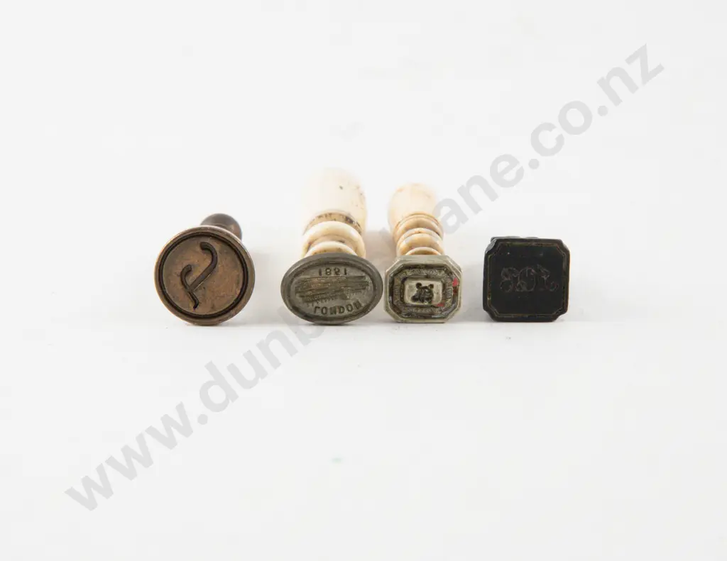 Four Victorian Seal Fobs Image 1++