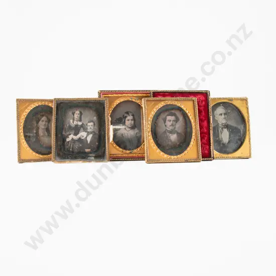 Collection Mid C19th Daguerreotypes
