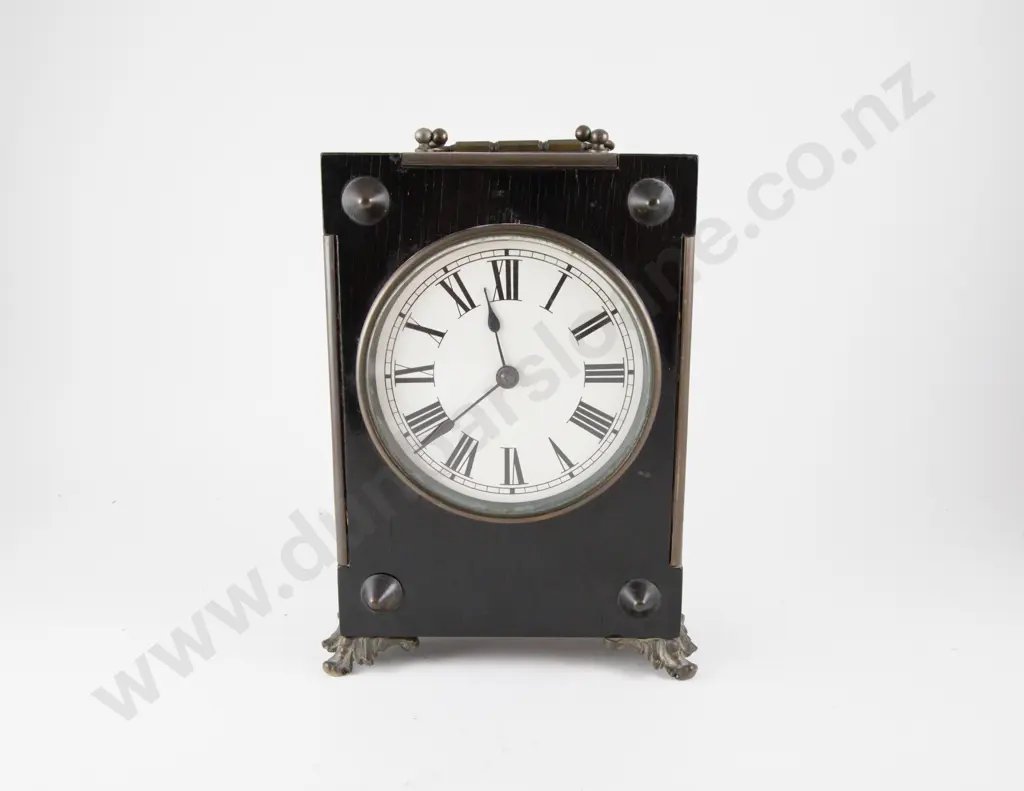 A Rare C19th French Officers Campaign Clock Image 1++