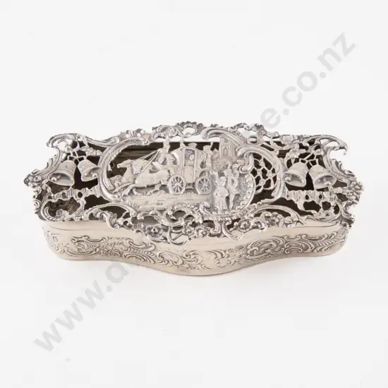 An Attractive Edw VII S/S Pomander by William Comyns