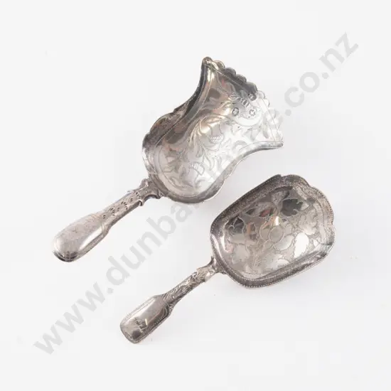 Two S/S Tea Caddy Spoons