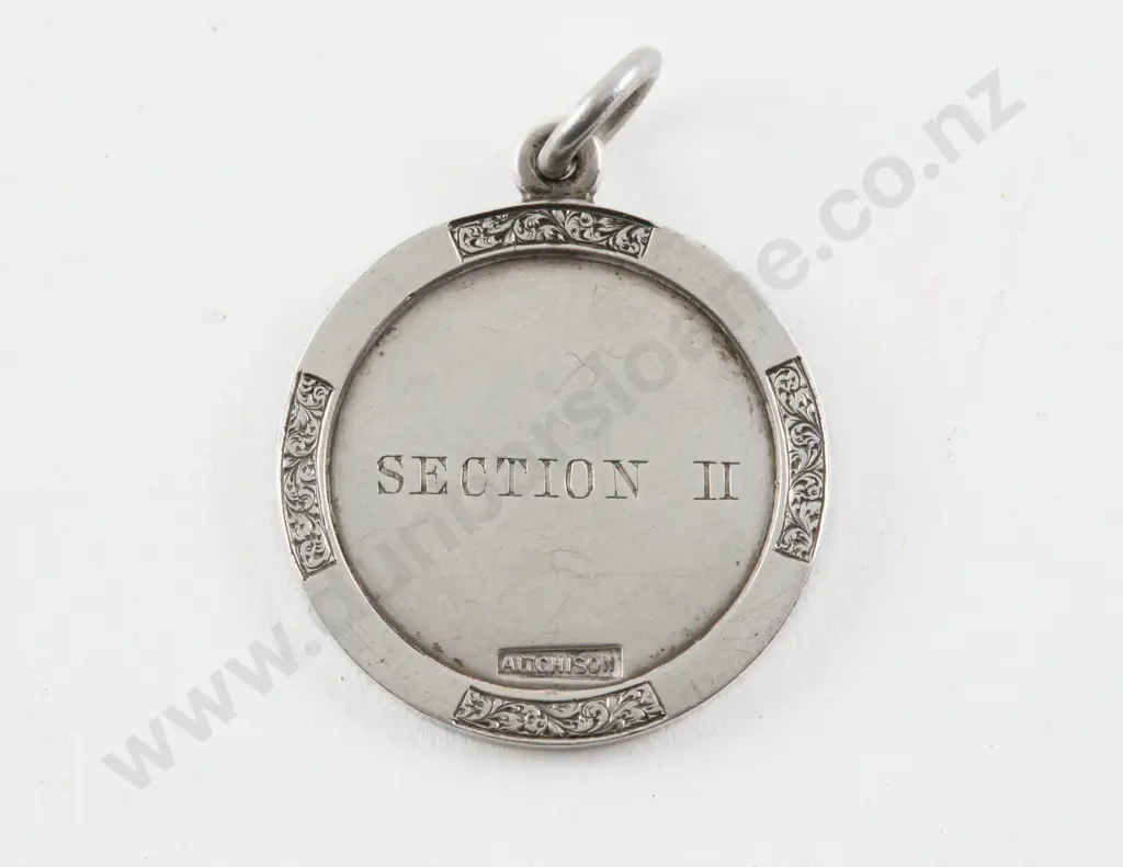 S/S Prize Medallion 'Newburgh Gardening Society 1876 Section II' Image 1++