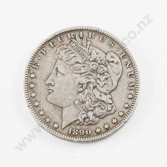 US 1890 S Morgan Silver Dollar San Francisco Mint