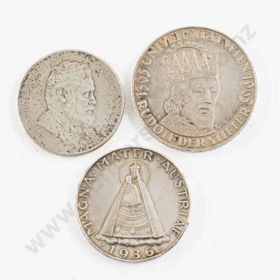 Austria 1965 50 Schilling 600th Of Vienna University Rudolf IV Silver Coin