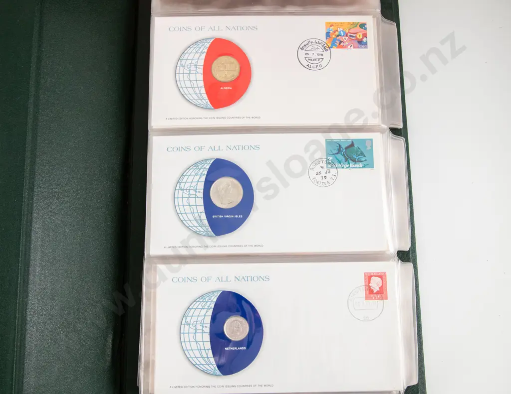 C1970s - 1980s Franklin Mint Coin of All Nations Collection Image 1++