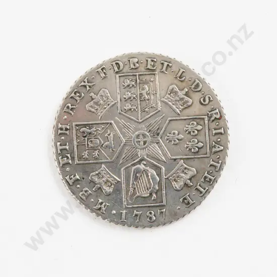 UK GeoIII 1787 Silver Shilling
