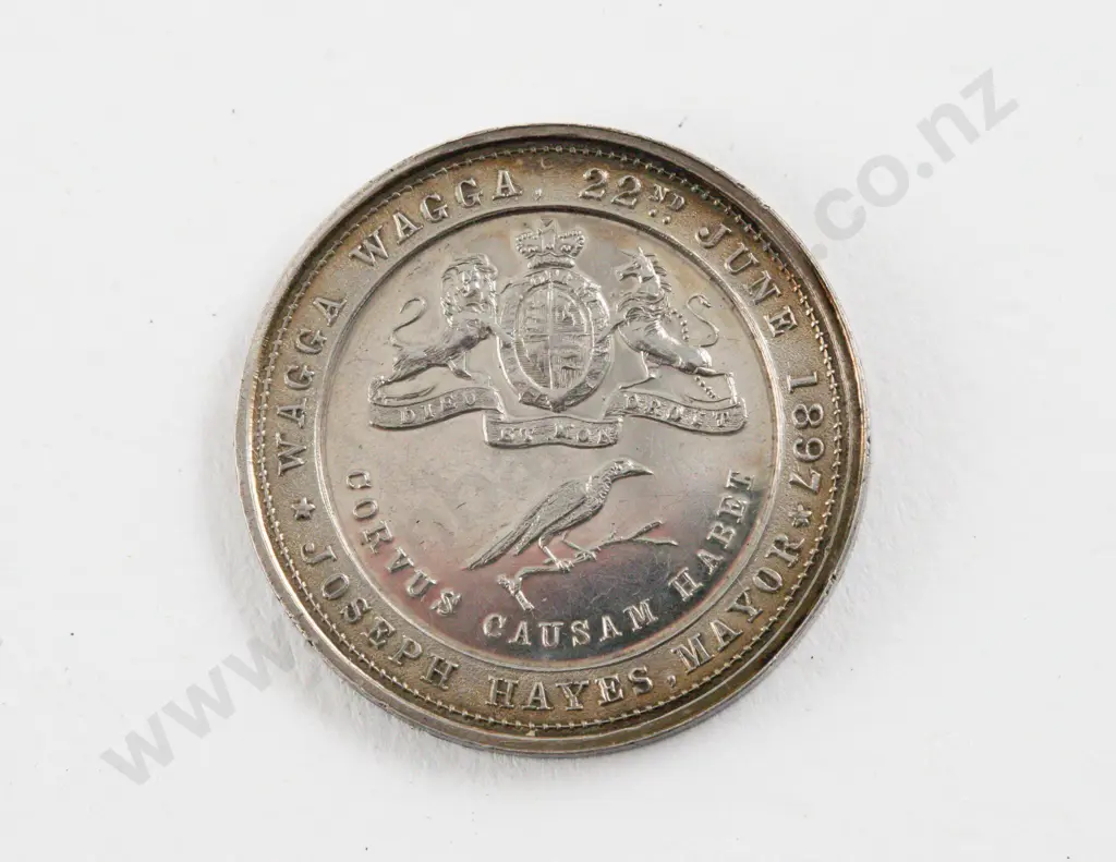 Queen Victoria 60th Year of Reign 1837 - 1897 Silver Medal Image 1++