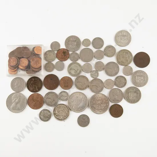 NZ 1949 1953 Crowns with Pre-Decimal Coinage with Some Decimal